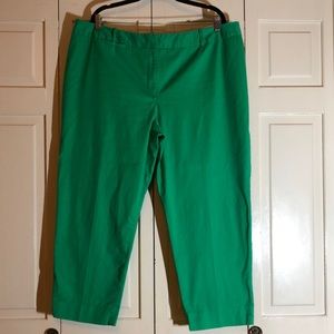 Talbots Kermit Green Heritage Trouser SZ 18W